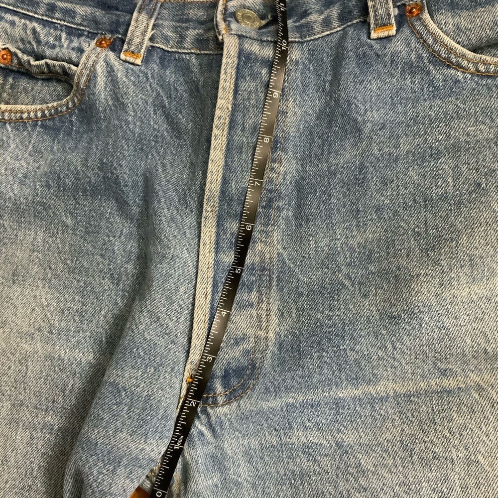 Re/Done Levi’s High Rise Ankle Crop 26 RARE - Picture 6 of 16